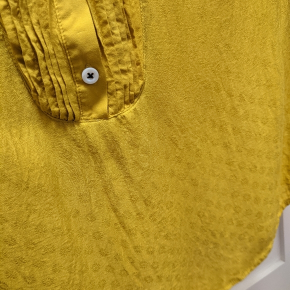 Maeve/Anthropologie Gold Blouse - Picture 4 of 6